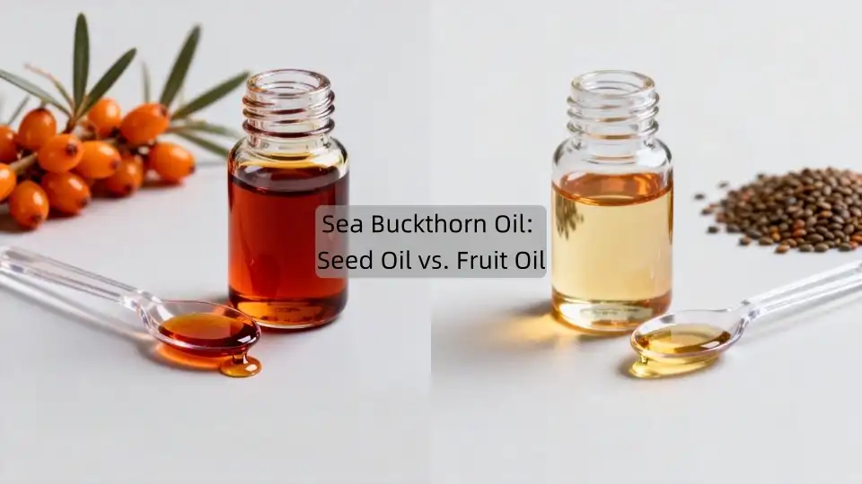 Sea Buckthorn Oil: Seed Oil vs. Fruit Oil